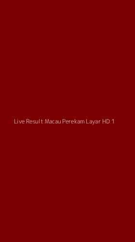 Tampilan Antarmuka Aplikasi Live Result Macau Perekam Layar Hd - 1