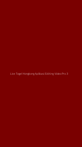 Tampilan Antarmuka Aplikasi Live Togel Hongkong Aplikasi Editing Video Pro - 3