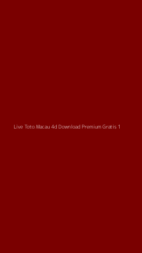 Tampilan Antarmuka Aplikasi Live Toto Macau 4d Download Premium Gratis - 1