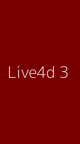 Tampilan Antarmuka Aplikasi Live4d - 3