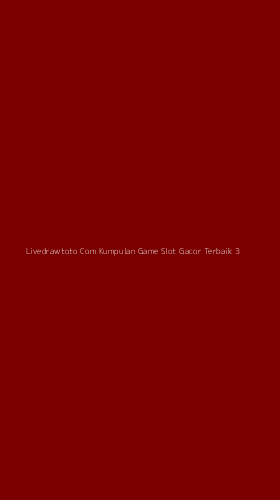 Tampilan Antarmuka Aplikasi Livedrawtoto Com Kumpulan Game Slot Gacor Terbaik - 3