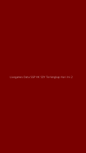 Tampilan Antarmuka Aplikasi Livegames Data Sgp Hk Sdy Terlengkap Hari Ini - 2