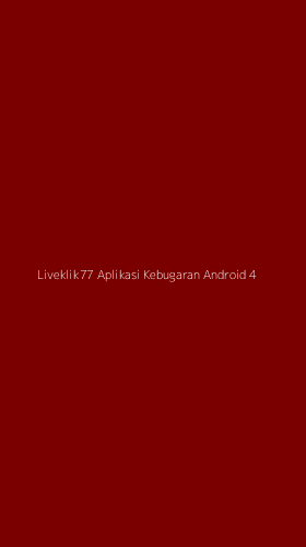 Tampilan Antarmuka Aplikasi Liveklik77 Aplikasi Kebugaran Android - 4