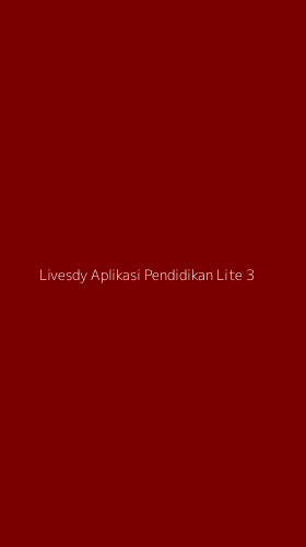 Tampilan Antarmuka Aplikasi Livesdy Aplikasi Pendidikan Lite - 3