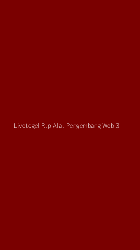 Tampilan Antarmuka Aplikasi Livetogel Rtp Alat Pengembang Web - 3