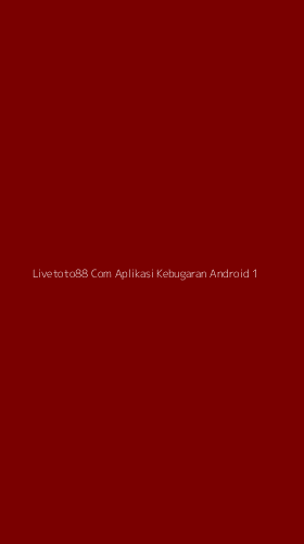 Tampilan Antarmuka Aplikasi Livetoto88 Com Aplikasi Kebugaran Android - 1