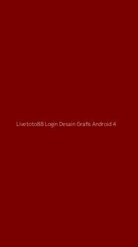 Tampilan Antarmuka Aplikasi Livetoto88 Login Desain Grafis Android - 4