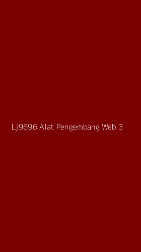 Tampilan Antarmuka Aplikasi Lj9696 Alat Pengembang Web - 3