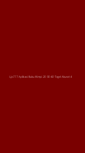 Tampilan Antarmuka Aplikasi Ljo777 Aplikasi Buku Mimpi 2d 3d 4d Togel Akurat - 4