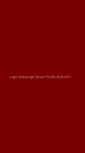 Tampilan Antarmuka Aplikasi Login Dewatogel Desain Grafis Android - 1