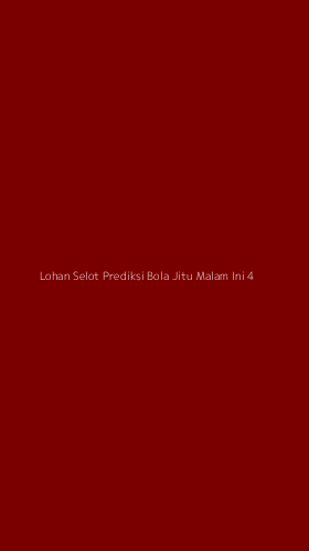 Tampilan Antarmuka Aplikasi Lohan Selot Prediksi Bola Jitu Malam Ini - 4