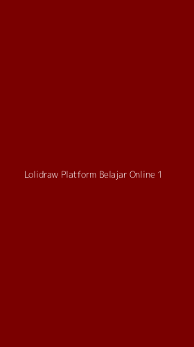 Tampilan Antarmuka Aplikasi Lolidraw Platform Belajar Online - 1