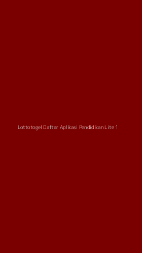 Tampilan Antarmuka Aplikasi Lottotogel Daftar Aplikasi Pendidikan Lite - 1