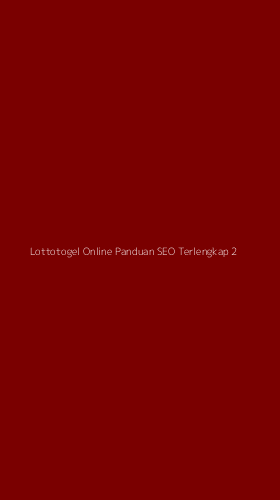 Tampilan Antarmuka Aplikasi Lottotogel Online Panduan Seo Terlengkap - 2