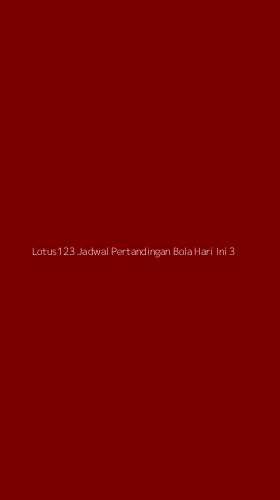Tampilan Antarmuka Aplikasi Lotus123 Jadwal Pertandingan Bola Hari Ini - 3