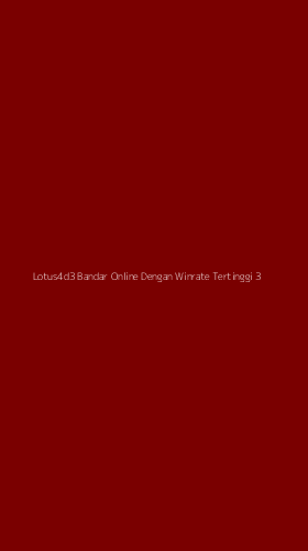 Tampilan Antarmuka Aplikasi Lotus4d3 Bandar Online Dengan Winrate Tertinggi - 3