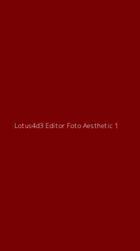Tampilan Antarmuka Aplikasi Lotus4d3 Editor Foto Aesthetic - 1
