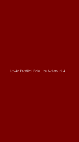 Tampilan Antarmuka Aplikasi Lov4d Prediksi Bola Jitu Malam Ini - 4