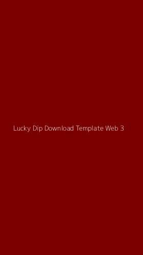 Tampilan Antarmuka Aplikasi Lucky Dip Download Template Web - 3
