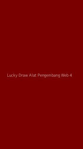 Tampilan Antarmuka Aplikasi Lucky Draw Alat Pengembang Web - 4