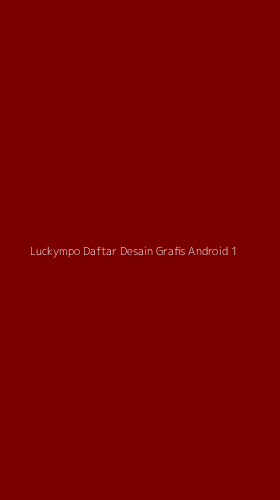 Tampilan Antarmuka Aplikasi Luckympo Daftar Desain Grafis Android - 1