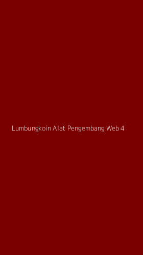 Tampilan Antarmuka Aplikasi Lumbungkoin Alat Pengembang Web - 4
