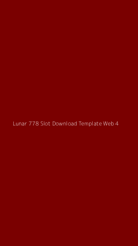 Tampilan Antarmuka Aplikasi Lunar 778 Slot Download Template Web - 4