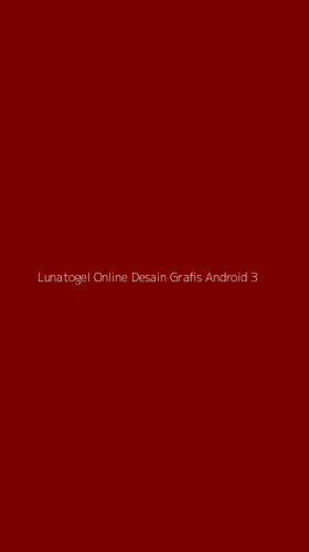 Tampilan Antarmuka Aplikasi Lunatogel Online Desain Grafis Android - 3