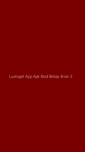Tampilan Antarmuka Aplikasi Luxtogel App Apk Mod Bebas Iklan - 3