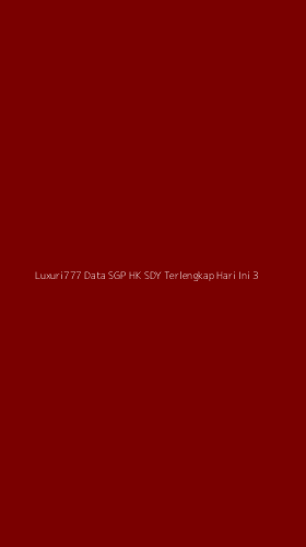 Tampilan Antarmuka Aplikasi Luxuri777 Data Sgp Hk Sdy Terlengkap Hari Ini - 3