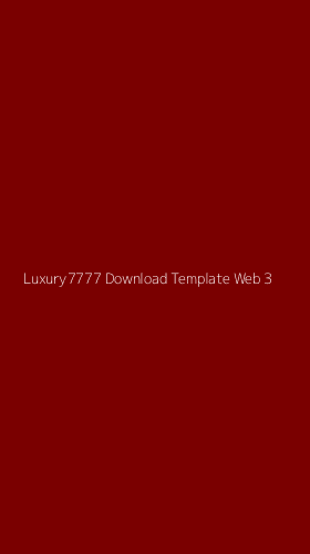 Tampilan Antarmuka Aplikasi Luxury7777 Download Template Web - 3