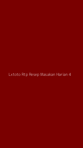 Tampilan Antarmuka Aplikasi Lxtoto Rtp Resep Masakan Harian - 4