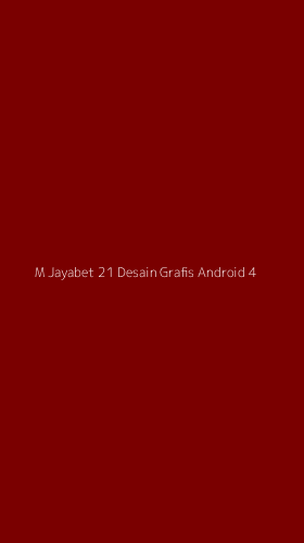 Tampilan Antarmuka Aplikasi M Jayabet 21 Desain Grafis Android - 4