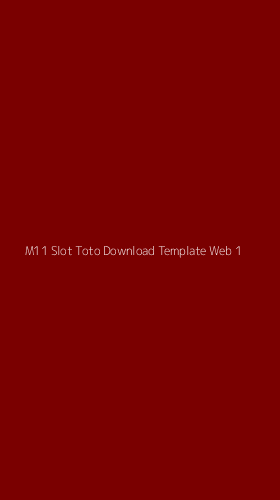 Tampilan Antarmuka Aplikasi M11 Slot Toto Download Template Web - 1