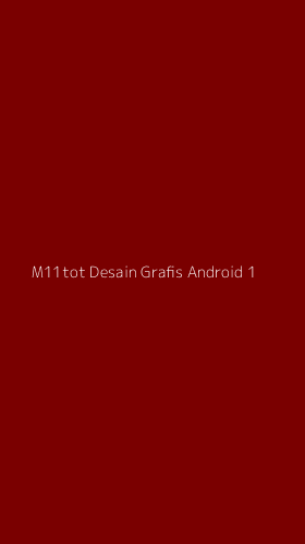 Tampilan Antarmuka Aplikasi M11tot Desain Grafis Android - 1