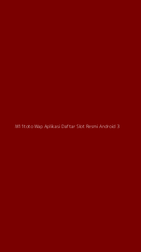 Tampilan Antarmuka Aplikasi M11toto Wap Aplikasi Daftar Slot Resmi Android - 3