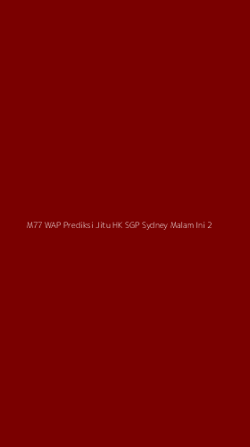 Tampilan Antarmuka Aplikasi M77 Wap Prediksi Jitu Hk Sgp Sydney Malam Ini - 2