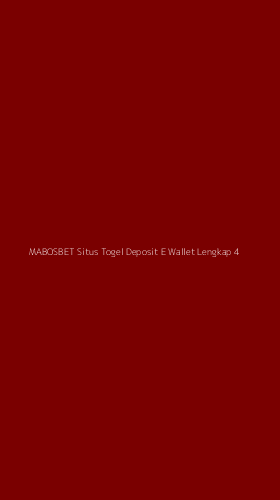 Tampilan Antarmuka Aplikasi Mabosbet Situs Togel Deposit E Wallet Lengkap - 4
