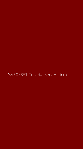Tampilan Antarmuka Aplikasi Mabosbet Tutorial Server Linux - 4