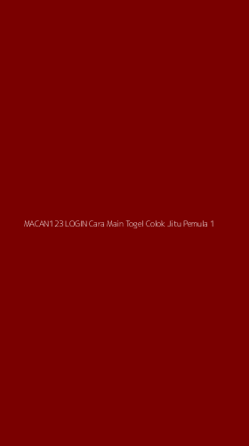 Tampilan Antarmuka Aplikasi Macan123 Login Cara Main Togel Colok Jitu Pemula - 1