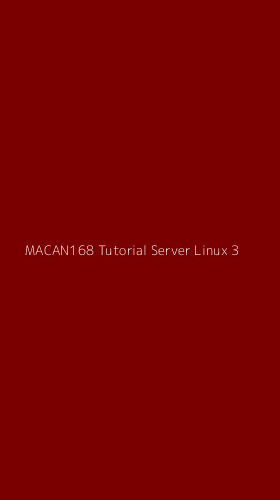 Tampilan Antarmuka Aplikasi Macan168 Tutorial Server Linux - 3