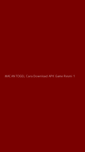 Tampilan Antarmuka Aplikasi Macantogel Cara Download Apk Game Resmi - 1