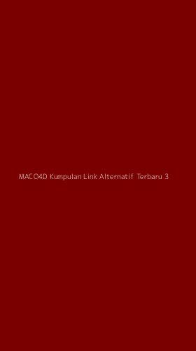 Tampilan Antarmuka Aplikasi Maco4d Kumpulan Link Alternatif Terbaru - 3