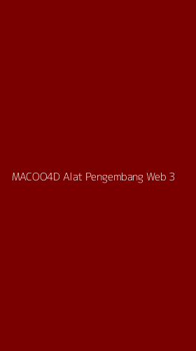 Tampilan Antarmuka Aplikasi Macoo4d Alat Pengembang Web - 3