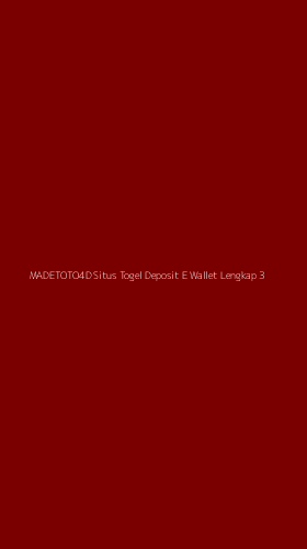 Tampilan Antarmuka Aplikasi Madetoto4d Situs Togel Deposit E Wallet Lengkap - 3
