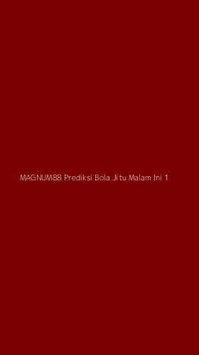 Tampilan Antarmuka Aplikasi Magnum88 Prediksi Bola Jitu Malam Ini - 1