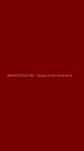 Tampilan Antarmuka Aplikasi MAHKOTASLOT4D - Desain Grafis Android - 4