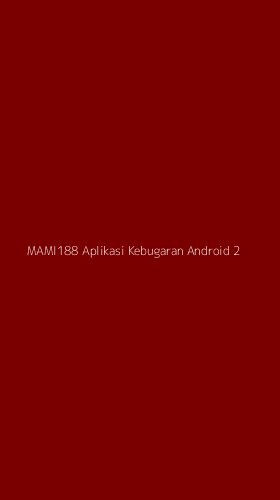 Tampilan Antarmuka Aplikasi Mami188 Aplikasi Kebugaran Android - 2