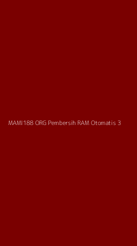 Tampilan Antarmuka Aplikasi Mami188 Org Pembersih Ram Otomatis - 3