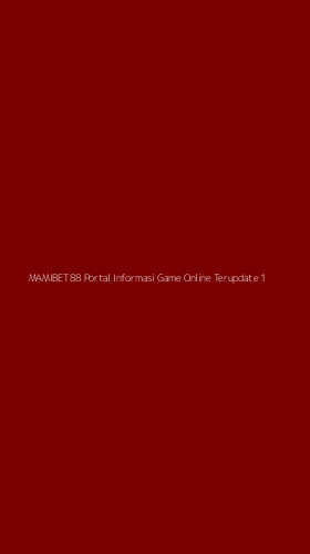 Tampilan Antarmuka Aplikasi Mamibet88 Portal Informasi Game Online Terupdate - 1